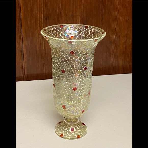 jcpenney Accents Glass Mosaic Translucent Candleholder Vase Poshmark